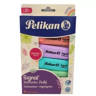 Zakreślacze - PELIKAN Zakreślacz Signal Pastel Mix 6szt 60078802 - miniaturka - grafika 1