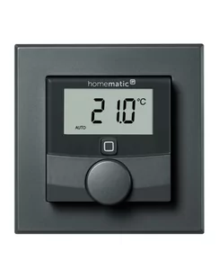 Homematic IP wall thermostat with humidity sensor (HmIP-WTH-A) (anthracite) - Alarmy - miniaturka - grafika 1