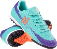 Piłka nożna - Buty piłkarskie turfy Huari Recoleti Teen TF turkusowe rozmiar 37 - miniaturka - grafika 1