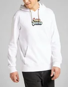 Bluzy męskie - LEE PRIDE HOODIE MĘSKA BLUZA Z KAPTUREM LOGO WHITE L82RSP12 112140913 - Lee - miniaturka - grafika 1