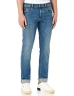 Spodenki męskie - camel active Męskie spodnie jeansowe o regularnym kroju Houston Stretch, średni niebieski, 52W / 30L - miniaturka - grafika 1