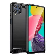 Etui i futerały do telefonów - OEM Futerał Carbon Do Samsung Galaxy M53 Czarny - miniaturka - grafika 1