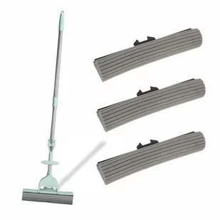 York Mop gąbkowy do mycia podłóg SATURN + kij teleskopowy + 3 zapasy oficjalny sklep internetowy 5903355140511 - Miotły, szufle, mopy - miniaturka - grafika 1