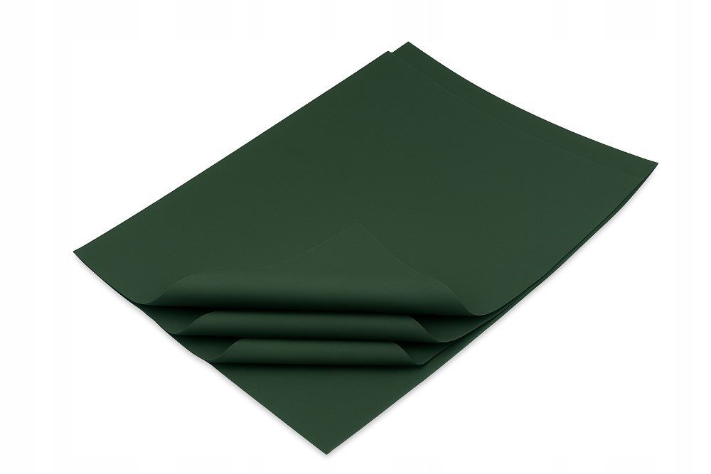 Bibuła ozdobna 20g 38x50cm Butelkowa Zieleń- dekoracyjna - 100 arkuszy
