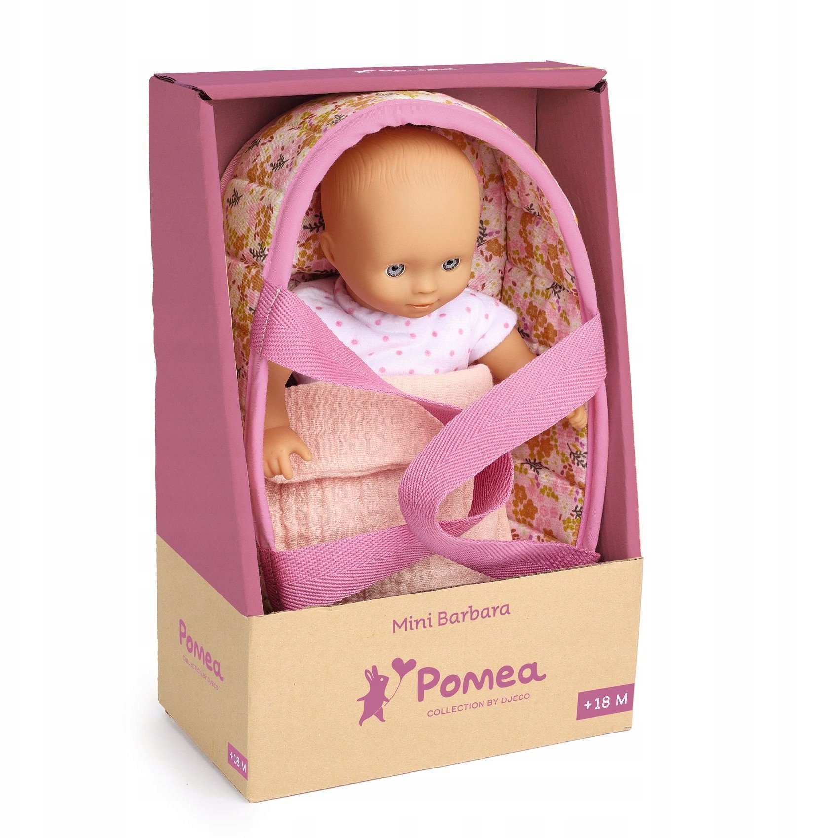 Djeco Mini Pomea - Lėlė su krepšeliu - Barbara