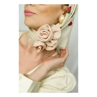 Broszki - Jedwabny zestaw broszek - miniaturka - grafika 1