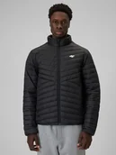 Kurtki męskie - 4F Kurtka z wypełnieniem syntetycznym męska - czarna XXL - miniaturka - grafika 1