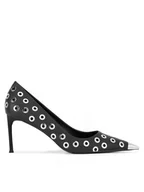 Czółenka - Badura Szpilki CORN-V1538-228-2 Czarny - miniaturka - grafika 1