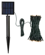 Oświetlenie świąteczne - LIVARNO home Girlanda solarna LED, 100 diod (Ciepła biel) - miniaturka - grafika 1