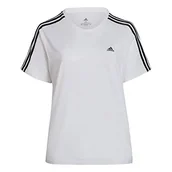 Koszulki i topy damskie - adidas T-shirt damski, biały i czarny, 4XL - miniaturka - grafika 1