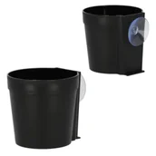 Donice - Esschert Design Czarna doniczka z przyssawką - miniaturka - grafika 1