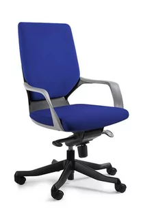 Fotel biurowy, krzesło biurowe Fotel biurowy, obrotowy, Apollo M, czarny, royalblue - Fotele i krzesła biurowe - miniaturka - grafika 1