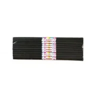 Szkolne artykuły papiernicze - Happy Color Bibuła marszczona 50 x 200 cm czarna 10 szt. - miniaturka - grafika 1