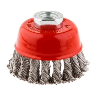 Graphite Szczotka druciana 57H582 doczołowa 80 mm x M14 Inox - Tarcze do pił - miniaturka - grafika 2
