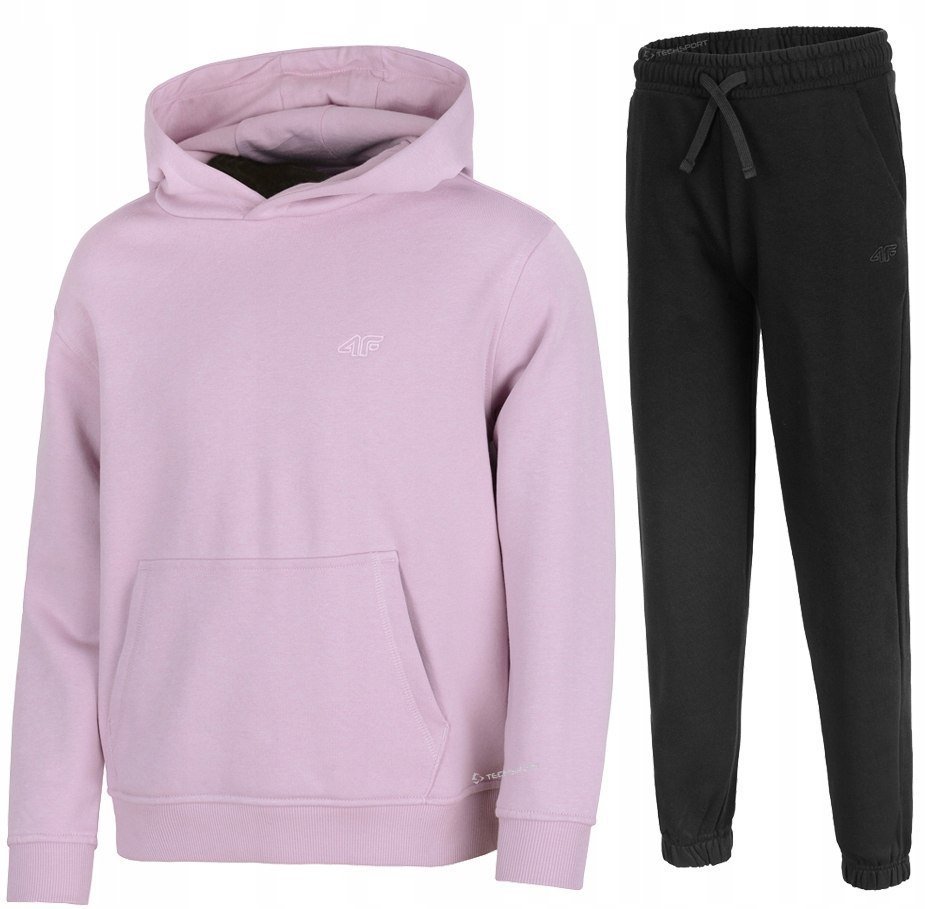 4F OCIEPLANY DZIEWCZÄCY DRES KOMPLET BLUZA SPODNIE / rozm 158