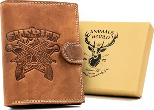 Always Wild Duży, Pionowy Portfel Męski Ze Skóry Naturalnej - Portfele - miniaturka - grafika 1