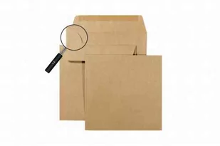 Papeterra Koperta ozdobna, K4 156x156 mm, 100g, NK, Eco Kraft, min. 50 szt, pudełko 250 szt - Koperty - miniaturka - grafika 1