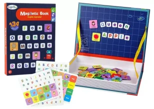 Magnetyczna układanka angielski alfabet - Leantoys - Zabawki interaktywne dla dzieci - miniaturka - grafika 1