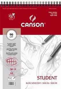 Canson Blok rysunkowy 6666-196) - Szkolne artykuły papiernicze - miniaturka - grafika 1