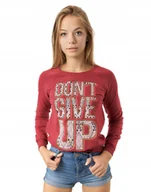 Bluzy damskie - Cienka Bluza Damska Dresowa Bawełniana 5001-01 r S - miniaturka - grafika 1