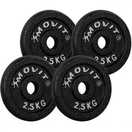 Hantle i ciężarki - MOVIT® 4x waga 2,5 kg, żeliwo - miniaturka - grafika 1