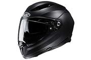 Kaski motocyklowe - HJC, pełny kask motocyklowy F70 carbon mat black, L - miniaturka - grafika 1