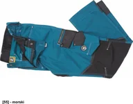 Odzież robocza - CERVA NEURUM PERFORMANCE spodnie - męskie spodnie robocze, elastyczny materiał TrifibetexPRO, 6 kieszeni, odblaski - morski 62 - miniaturka - grafika 1