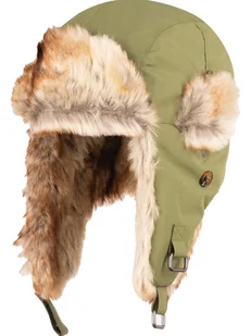 Trollkids Czapka "Isfjord" w kolorze khaki - Czapki dla dzieci - miniaturka - grafika 1