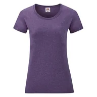 Koszulki i topy damskie - Koszulka damska Valueweight Fruit of the Loom - Heather Purple XS - miniaturka - grafika 1