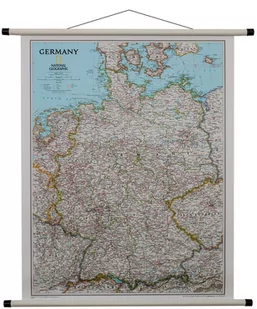 National Geographic Niemcy Classic polityczna mapa ścienna, 1:1 375 000 - Atlasy i mapy - miniaturka - grafika 1