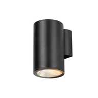 Lampy ogrodowe - Czarna tuba kinkiet zewnętrzny LED 5W O303WL-L5GF3K z serii SHIM - miniaturka - grafika 1