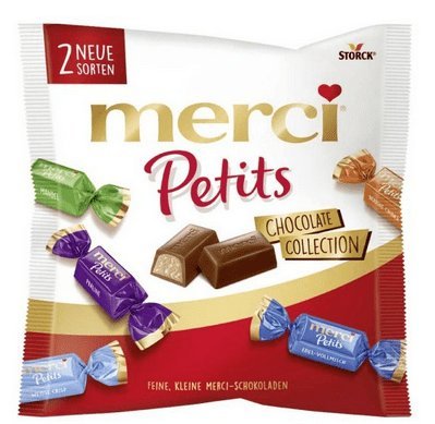 Merci, cukierki czekoladowe Petits, 125 g