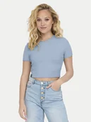 Koszulki i topy damskie - ONLY T-Shirt Betty 15311891 Błękitny Regular Fit - miniaturka - grafika 1