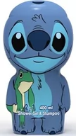 Kosmetyki kąpielowe dla dzieci - Stitch in 3D – żel pod prysznic i szampon 2 w 1, pachnąca karmelem i jaśminem, zabawa w kąpieli dla dzieci - miniaturka - grafika 1