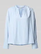 Bluzki damskie - Bluzka o kroju relaxed fit z czystej wiskozy - miniaturka - grafika 1