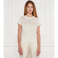 Koszulki i topy damskie - BOSS BLACK T-shirt Eventsa7 Regular Fit - miniaturka - grafika 1