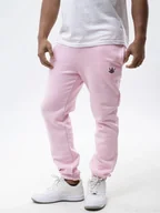Spodnie męskie - Spodnie Dresowe Męskie Jasne Różowwe Jigga Wear Black Crown L - miniaturka - grafika 1