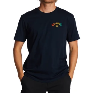 Męska Koszulka z krótkim rękawem BILLABONG ARCH FILL TEES ABYZT01696-NVY – Granatowy - Koszulki męskie - miniaturka - grafika 1