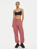 Spodnie sportowe damskie - adidas Spodnie dresowe ALL SZN French Terry IY6815 Różowy Loose Fit - miniaturka - grafika 1
