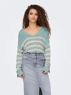 ONLY Sweter w kolorze błękitnym - Swetry damskie - miniaturka - grafika 1