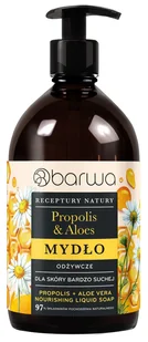 BARWA Receptury Natury Mydło w płynie odżywcze - Propolis & Aloes - Mydła - miniaturka - grafika 1