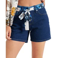 Spodenki damskie - Spodenki damskie Superdry Mill Wash jeansowe krótkie szorty-W30 - miniaturka - grafika 1