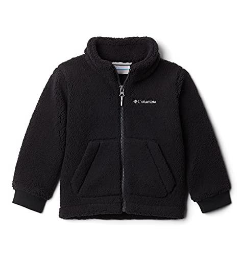 Columbia Młodzieżowy chłopięcy Rugged Ridge Ii Sherpa pełny zamek błyskawiczny polar wytrzymały Ridge II Sherpa polar z pełnym zamkiem błyskawicznym Czarny M