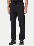 Spodnie męskie - Versace Jeans Couture Spodnie materiałowe 79GAA100 N0136 Czarny Regular Fit - miniaturka - grafika 1