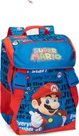 Plecaki szkolne i tornistry - Plecak szkolny Super Mario Blue Standart, 41 x 29 x 22,5 cm, niebieski - miniaturka - grafika 1