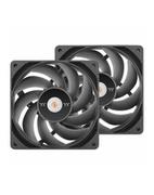 Chłodzenie procesora - Thermaltake TOUGHFAN 14 Pro High Static Pressure PC Cooling Fan 140x140x25, case fan (Kolor: CZARNY, 2 fans pack) - miniaturka - grafika 1