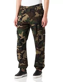 Spodnie męskie - Southpole Southpole Camo Cargo Pants spodnie męskie, Wood Camo, 31 - grafika 1