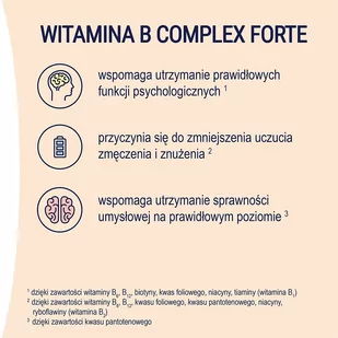 Naturell POLSKA SP.Z O.O Witamina B Complex Forte 2 x 40 tabletek - Witaminy i minerały - miniaturka - grafika 2