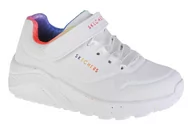 Buty dla dziewczynek - Skechers Uno Lite Rainbow Specks 310457L-WMLT dziewczęce sneakersy, białe, rozmiar 36 - miniaturka - grafika 1