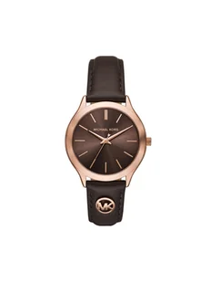 Zegarek Michael Kors Zegarek MK7489 Brązowy - Zegarki męskie - miniaturka - grafika 1